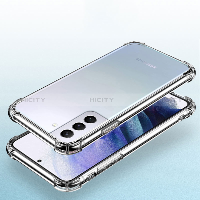 Silikon Schutzhülle Ultra Dünn Tasche Durchsichtig Transparent T03 für Samsung Galaxy S20 Lite 5G Klar Plus