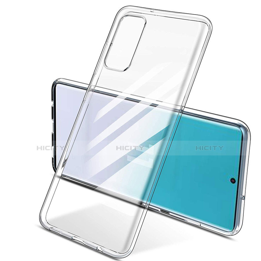 Silikon Schutzhülle Ultra Dünn Tasche Durchsichtig Transparent T03 für Samsung Galaxy S20 Plus 5G Klar groß