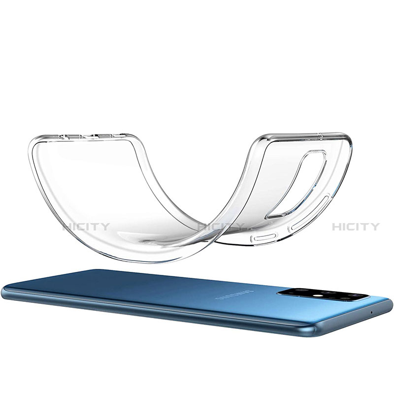 Silikon Schutzhülle Ultra Dünn Tasche Durchsichtig Transparent T03 für Samsung Galaxy S20 Plus 5G Klar groß