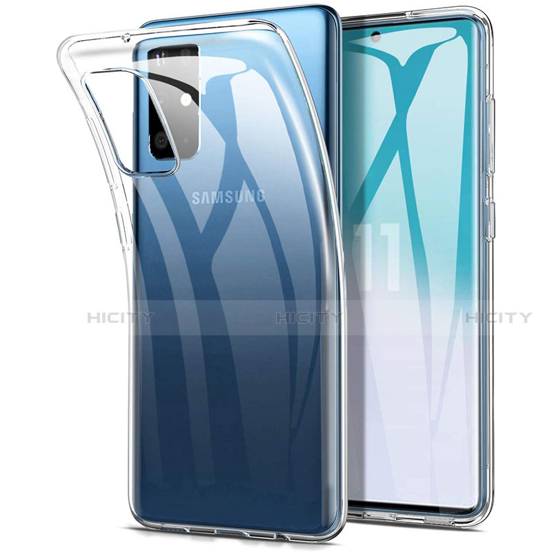 Silikon Schutzhülle Ultra Dünn Tasche Durchsichtig Transparent T03 für Samsung Galaxy S20 Plus Klar