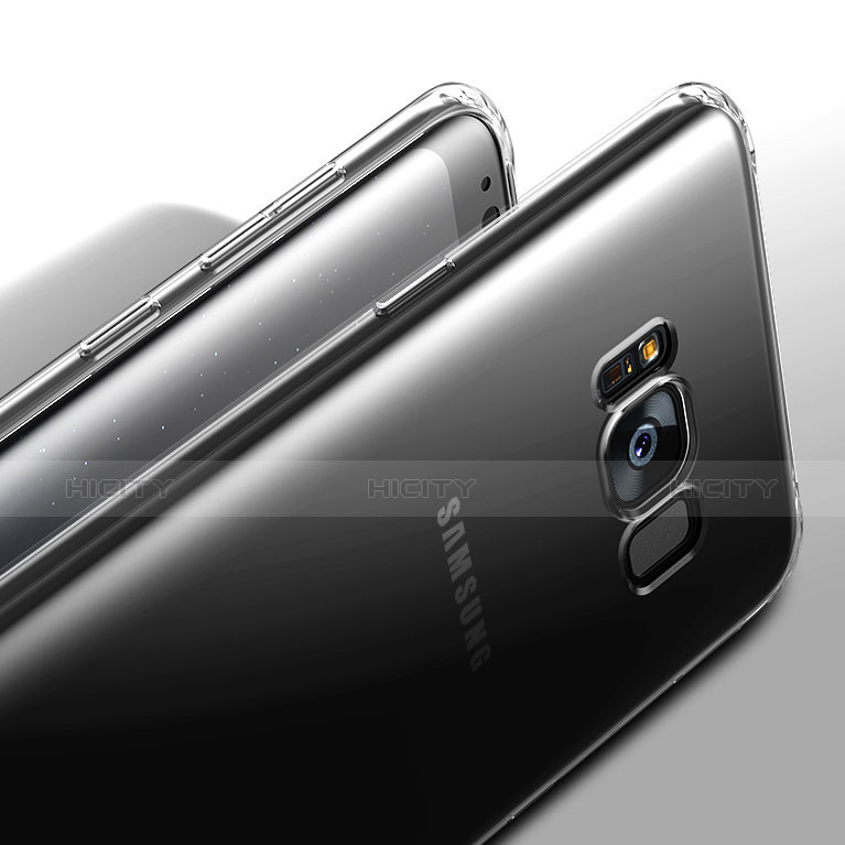 Silikon Schutzhülle Ultra Dünn Tasche Durchsichtig Transparent T03 für Samsung Galaxy S8 Klar Plus