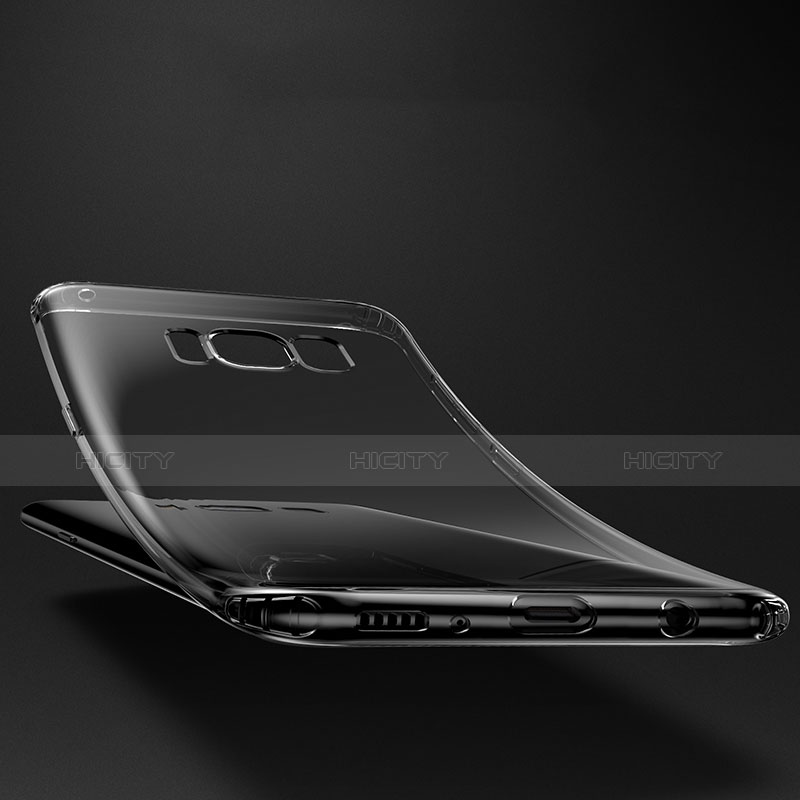 Silikon Schutzhülle Ultra Dünn Tasche Durchsichtig Transparent T03 für Samsung Galaxy S8 Plus Klar groß