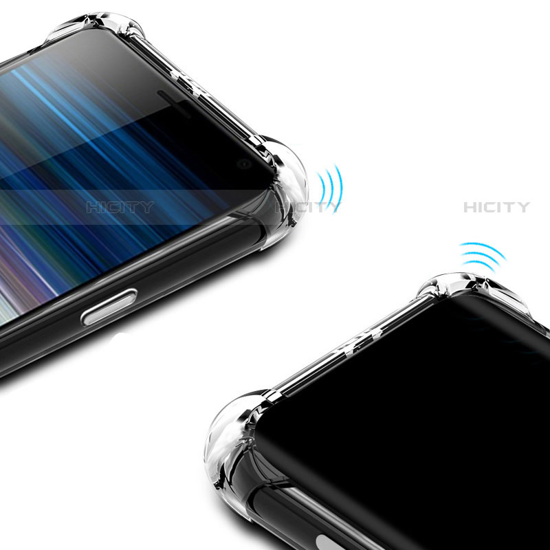 Silikon Schutzhülle Ultra Dünn Tasche Durchsichtig Transparent T03 für Sony Xperia XA3 Ultra Klar