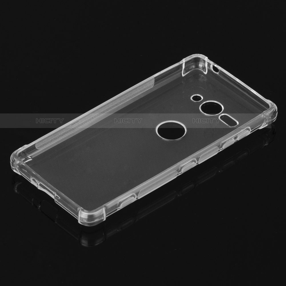 Silikon Schutzhülle Ultra Dünn Tasche Durchsichtig Transparent T03 für Sony Xperia XZ2 Compact Klar