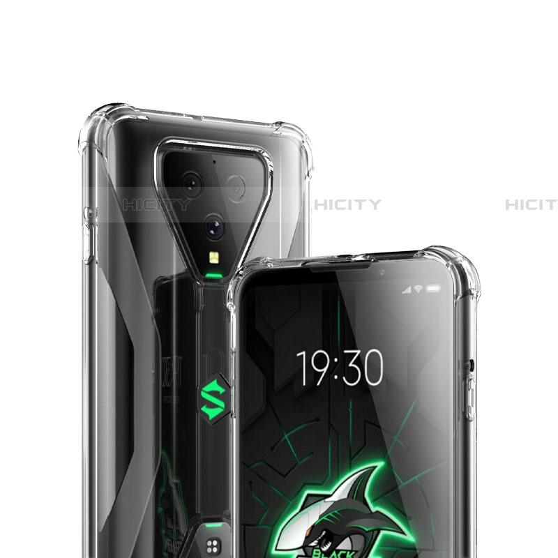 Silikon Schutzhülle Ultra Dünn Tasche Durchsichtig Transparent T03 für Xiaomi Black Shark 3 Klar Plus