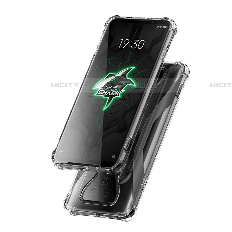Silikon Schutzhülle Ultra Dünn Tasche Durchsichtig Transparent T03 für Xiaomi Black Shark 3 Klar groß