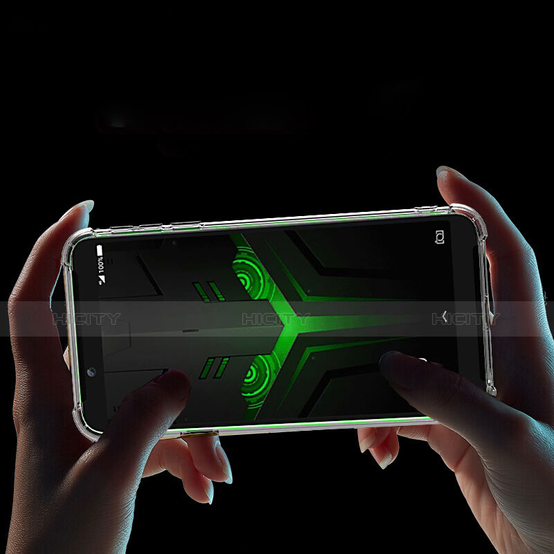 Silikon Schutzhülle Ultra Dünn Tasche Durchsichtig Transparent T03 für Xiaomi Black Shark Helo Klar groß
