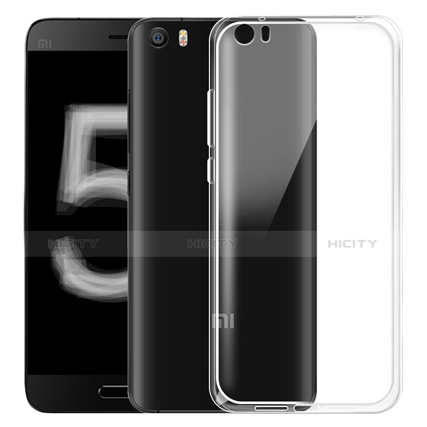 Silikon Schutzhülle Ultra Dünn Tasche Durchsichtig Transparent T03 für Xiaomi Mi 5 Klar