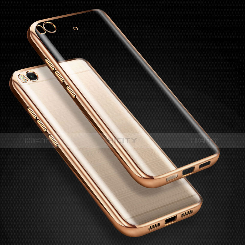 Silikon Schutzhülle Ultra Dünn Tasche Durchsichtig Transparent T03 für Xiaomi Mi 5S Gold Plus