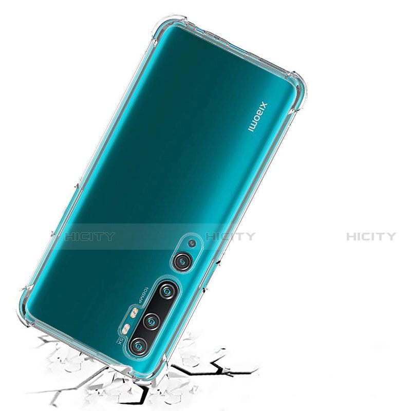 Silikon Schutzhülle Ultra Dünn Tasche Durchsichtig Transparent T03 für Xiaomi Mi Note 10 Klar groß