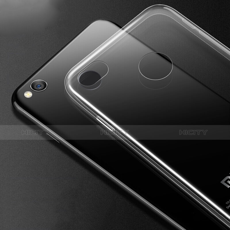 Silikon Schutzhülle Ultra Dünn Tasche Durchsichtig Transparent T03 für Xiaomi Redmi 3S Prime Klar groß