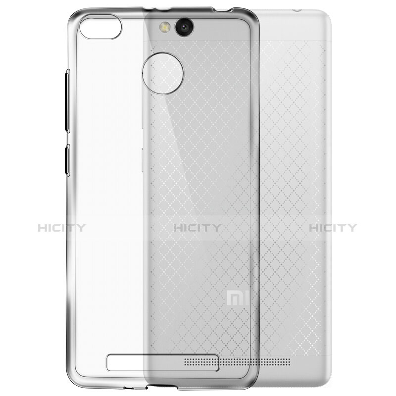 Silikon Schutzhülle Ultra Dünn Tasche Durchsichtig Transparent T03 für Xiaomi Redmi 3S Prime Klar groß
