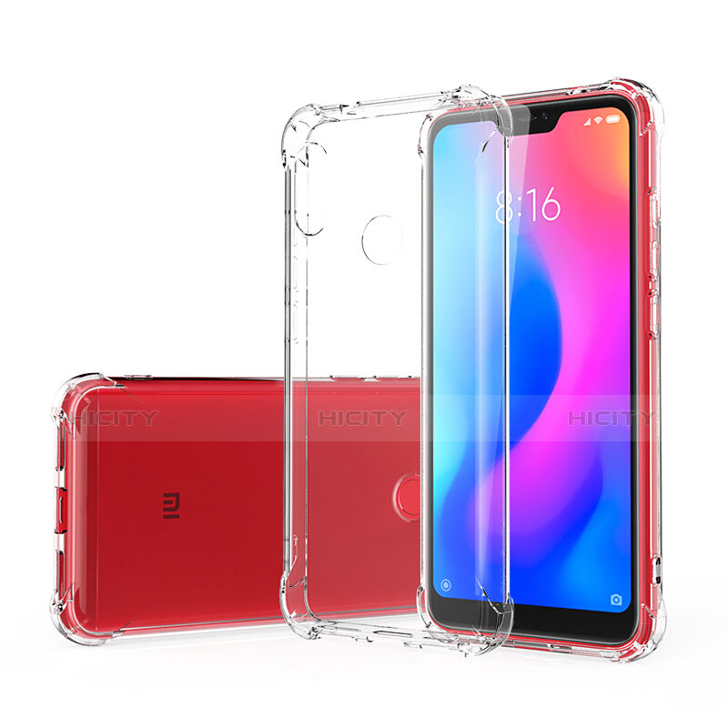 Silikon Schutzhülle Ultra Dünn Tasche Durchsichtig Transparent T03 für Xiaomi Redmi 6 Pro Klar groß