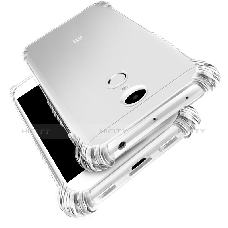 Silikon Schutzhülle Ultra Dünn Tasche Durchsichtig Transparent T03 für Xiaomi Redmi Note 4 Klar Plus