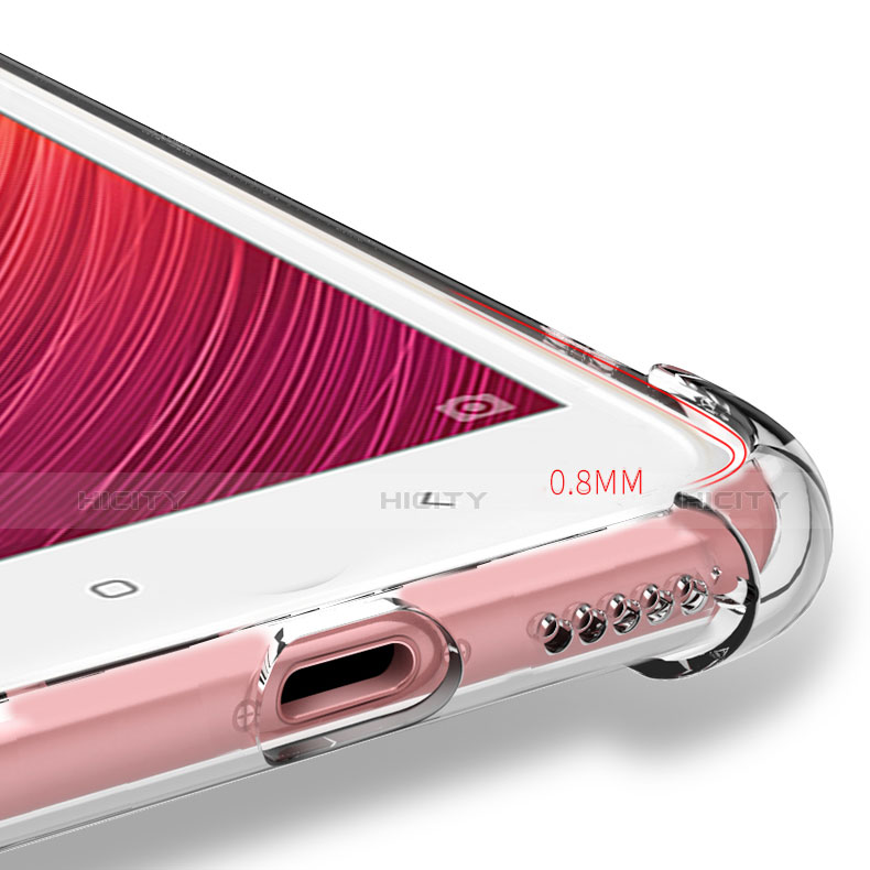 Silikon Schutzhülle Ultra Dünn Tasche Durchsichtig Transparent T03 für Xiaomi Redmi Y1 Klar groß