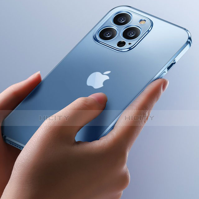 Silikon Schutzhülle Ultra Dünn Tasche Durchsichtig Transparent T04 für Apple iPhone 15 Pro Klar groß