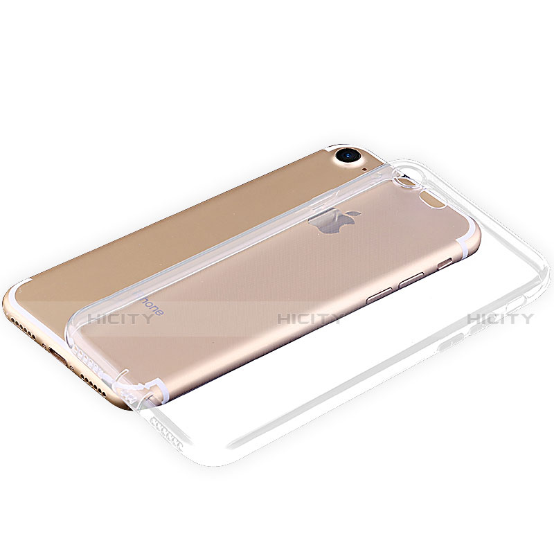 Silikon Schutzhülle Ultra Dünn Tasche Durchsichtig Transparent T04 für Apple iPhone SE (2020) Klar
