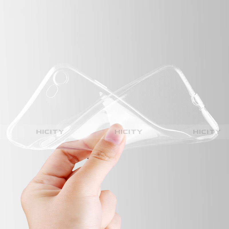 Silikon Schutzhülle Ultra Dünn Tasche Durchsichtig Transparent T04 für Apple iPhone SE3 (2022) Klar