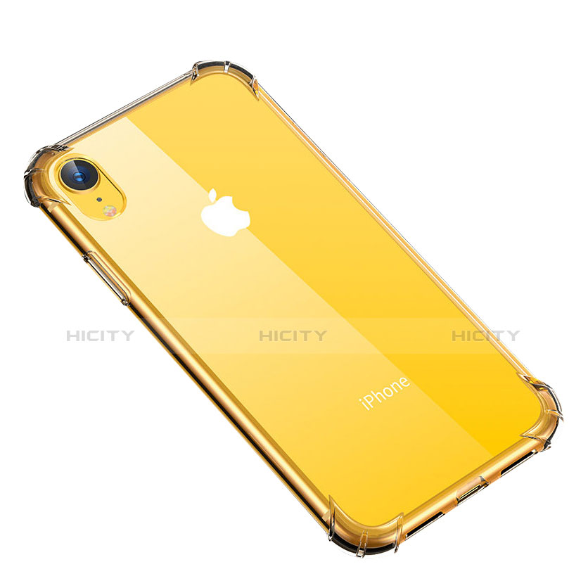 Silikon Schutzhülle Ultra Dünn Tasche Durchsichtig Transparent T04 für Apple iPhone XR Klar