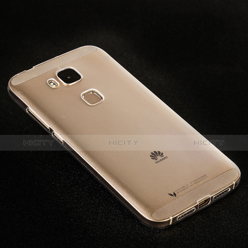Silikon Schutzhülle Ultra Dünn Tasche Durchsichtig Transparent T04 für Huawei G7 Plus Klar groß