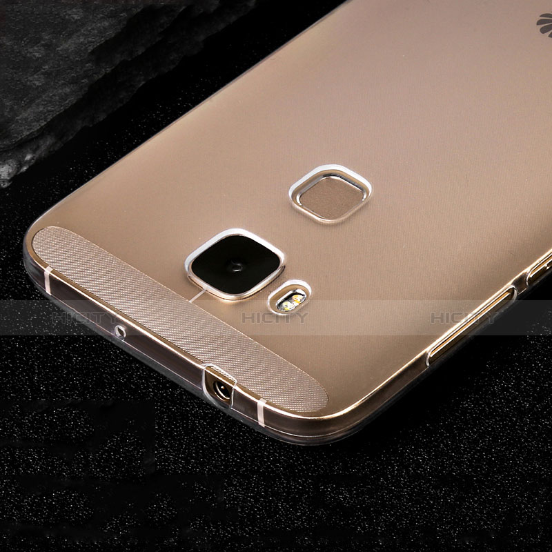 Silikon Schutzhülle Ultra Dünn Tasche Durchsichtig Transparent T04 für Huawei G7 Plus Klar groß