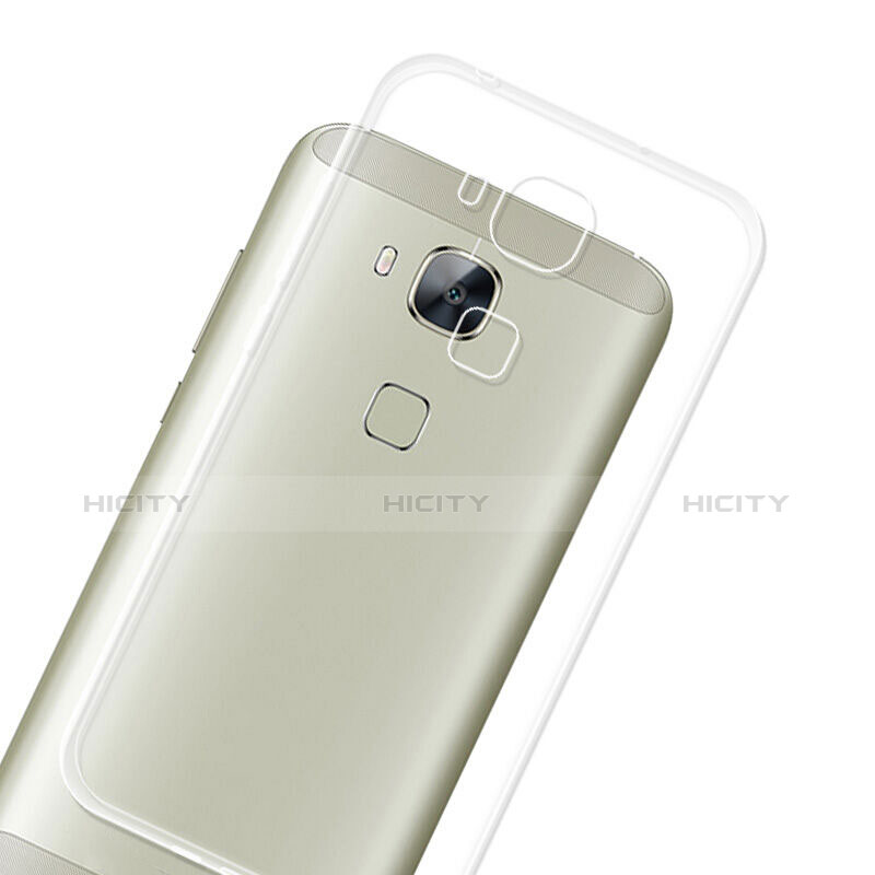 Silikon Schutzhülle Ultra Dünn Tasche Durchsichtig Transparent T04 für Huawei G9 Plus Klar