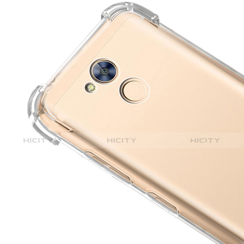 Silikon Schutzhülle Ultra Dünn Tasche Durchsichtig Transparent T04 für Huawei Honor 6A Klar groß