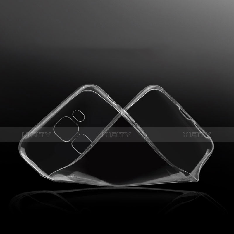 Silikon Schutzhülle Ultra Dünn Tasche Durchsichtig Transparent T04 für Huawei Honor 7 Klar groß