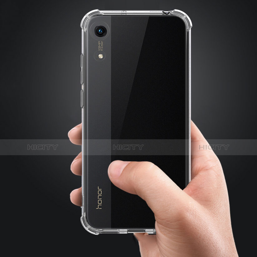 Silikon Schutzhülle Ultra Dünn Tasche Durchsichtig Transparent T04 für Huawei Honor 8A Klar