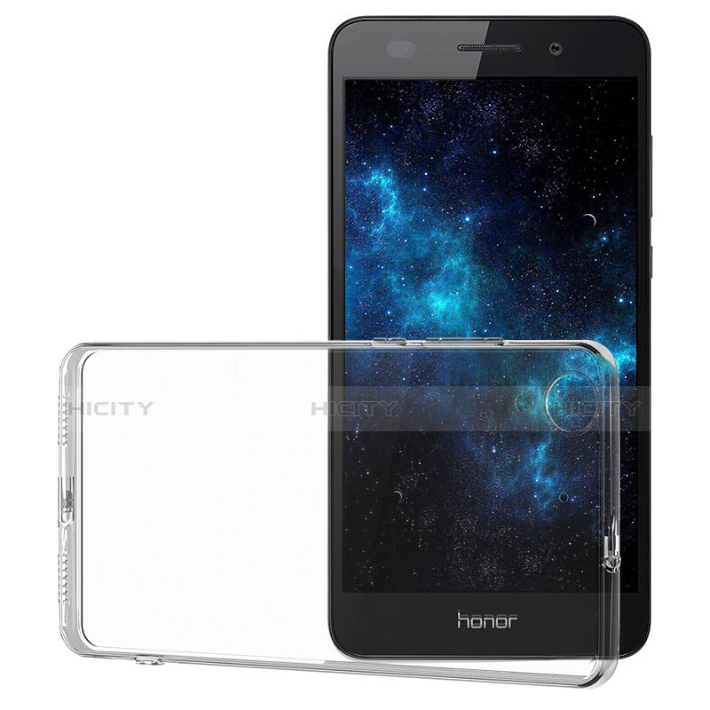 Silikon Schutzhülle Ultra Dünn Tasche Durchsichtig Transparent T04 für Huawei Honor Holly 3 Klar groß