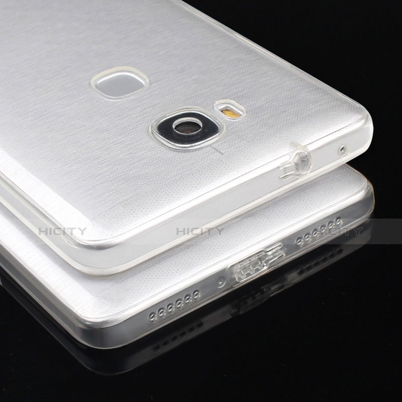 Silikon Schutzhülle Ultra Dünn Tasche Durchsichtig Transparent T04 für Huawei Honor Play 5X Klar groß