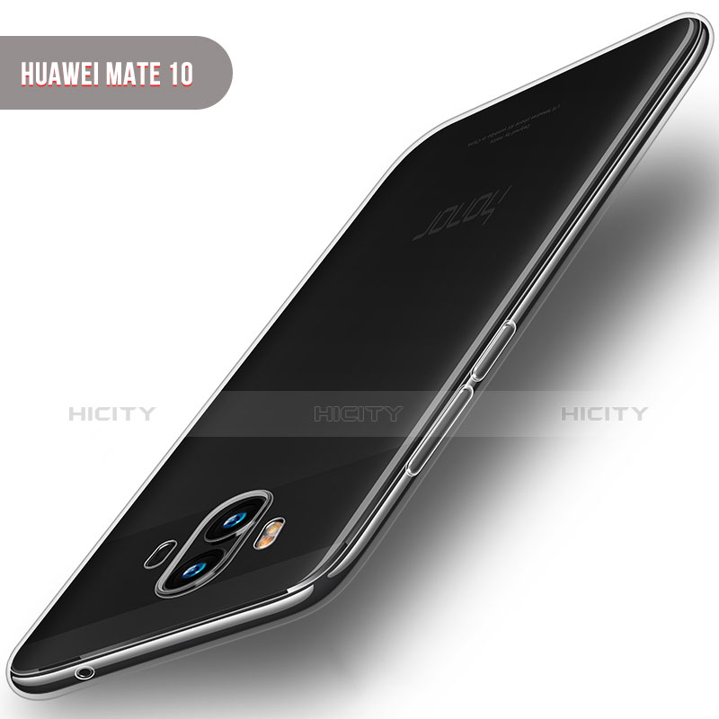 Silikon Schutzhülle Ultra Dünn Tasche Durchsichtig Transparent T04 für Huawei Mate 10 Klar