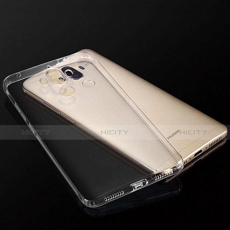 Silikon Schutzhülle Ultra Dünn Tasche Durchsichtig Transparent T04 für Huawei Mate 9 Klar Plus