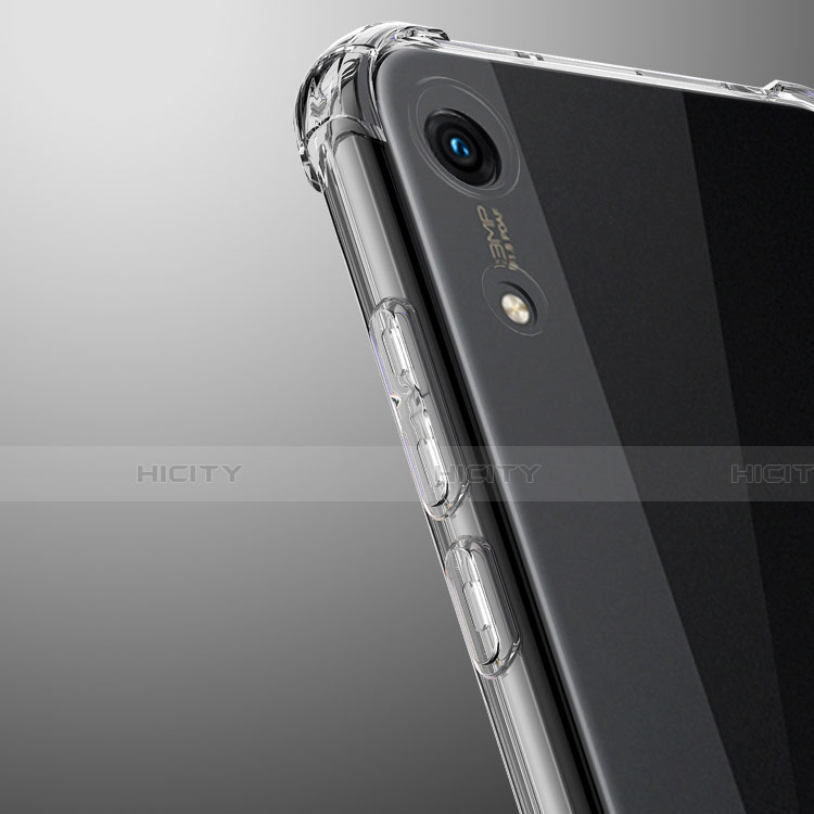 Silikon Schutzhülle Ultra Dünn Tasche Durchsichtig Transparent T04 für Huawei Y6 (2019) Klar groß