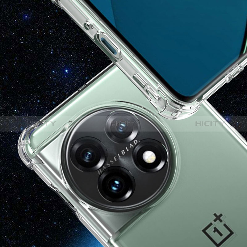 Silikon Schutzhülle Ultra Dünn Tasche Durchsichtig Transparent T04 für OnePlus 11R 5G Klar