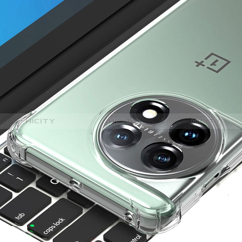 Silikon Schutzhülle Ultra Dünn Tasche Durchsichtig Transparent T04 für OnePlus 11R 5G Klar