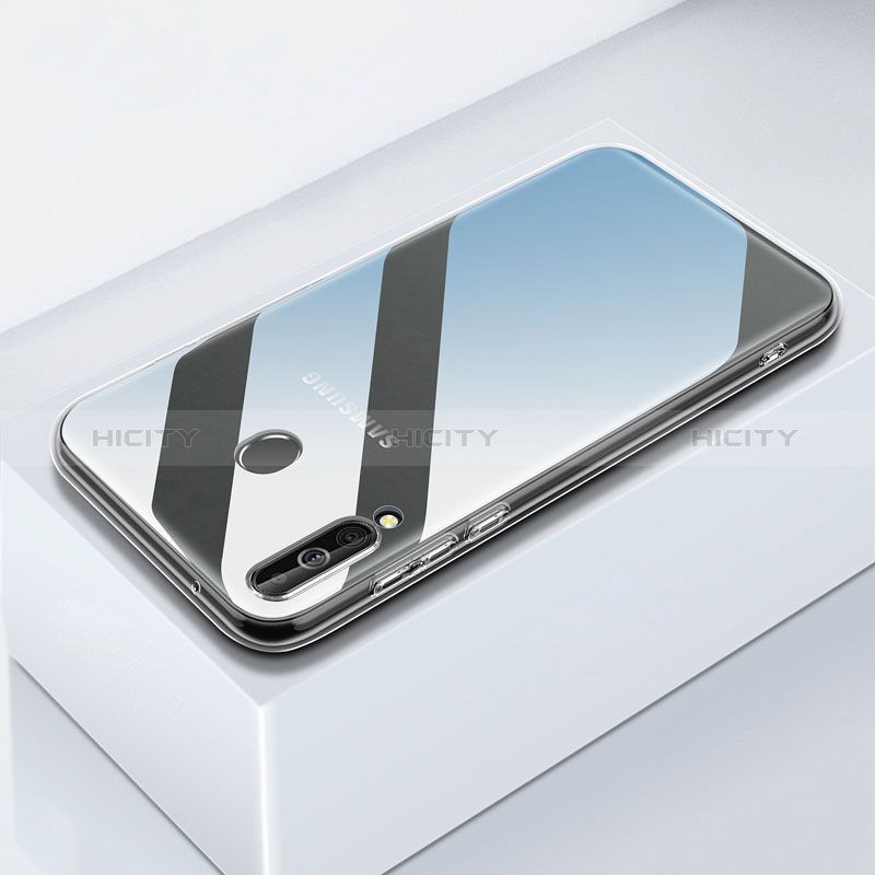 Silikon Schutzhülle Ultra Dünn Tasche Durchsichtig Transparent T04 für Samsung Galaxy A40s Klar Plus