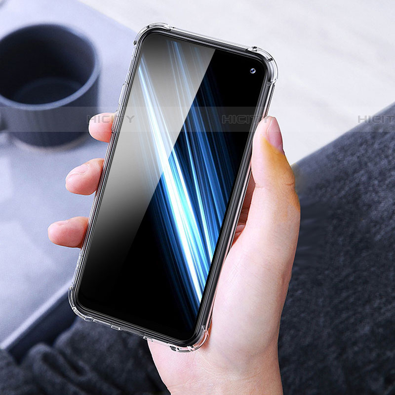 Silikon Schutzhülle Ultra Dünn Tasche Durchsichtig Transparent T04 für Samsung Galaxy F52 5G Klar