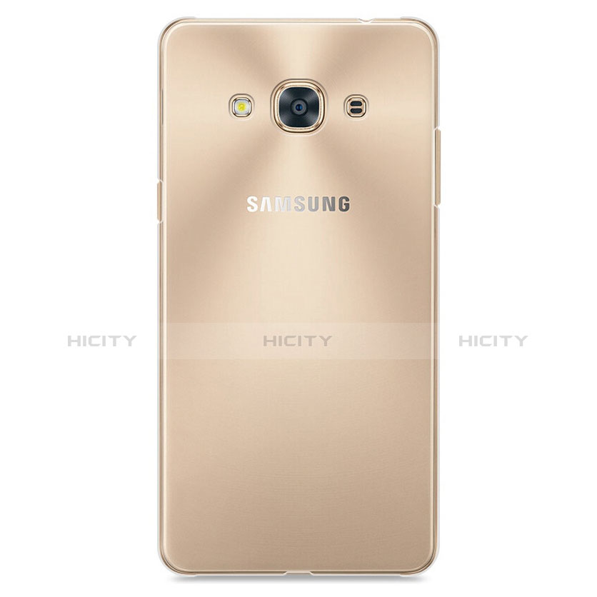 Silikon Schutzhülle Ultra Dünn Tasche Durchsichtig Transparent T04 für Samsung Galaxy J3 Pro (2016) J3110 Klar