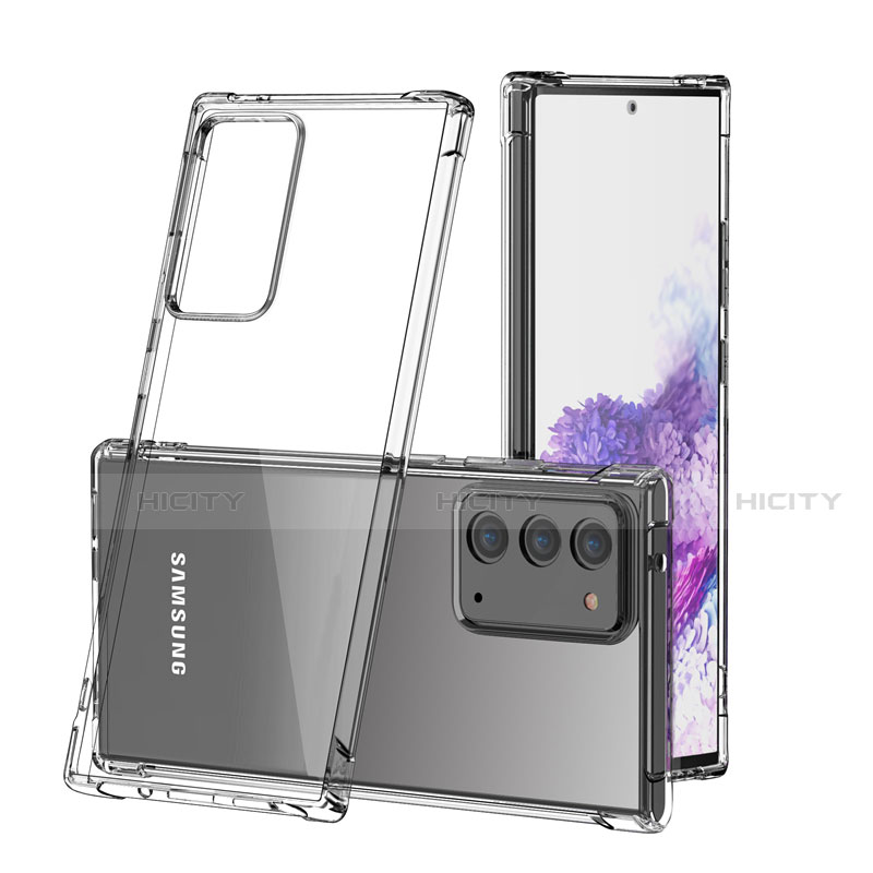 Silikon Schutzhülle Ultra Dünn Tasche Durchsichtig Transparent T04 für Samsung Galaxy Note 20 5G Klar