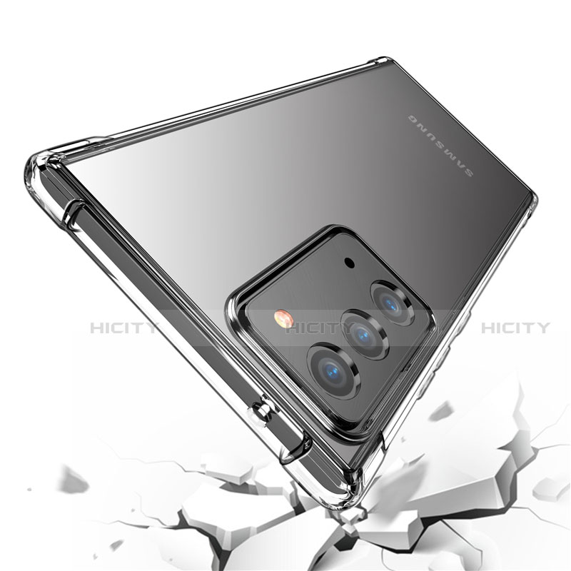 Silikon Schutzhülle Ultra Dünn Tasche Durchsichtig Transparent T04 für Samsung Galaxy Note 20 5G Klar