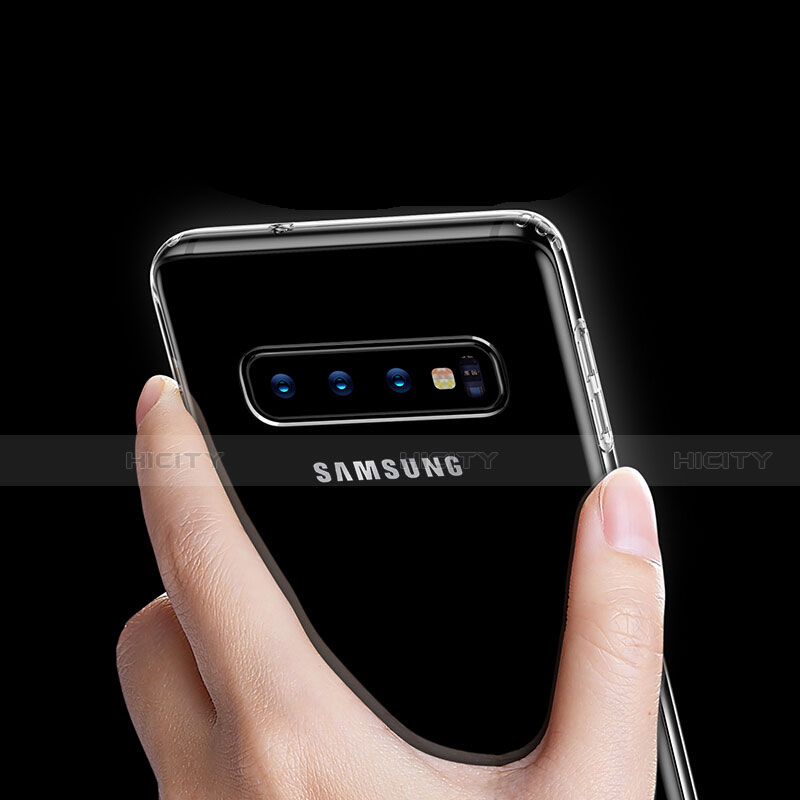 Silikon Schutzhülle Ultra Dünn Tasche Durchsichtig Transparent T04 für Samsung Galaxy S10 5G Klar