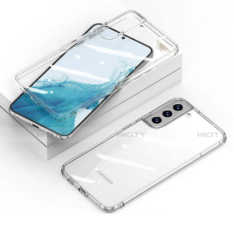 Silikon Schutzhülle Ultra Dünn Tasche Durchsichtig Transparent T04 für Samsung Galaxy S21 5G Klar