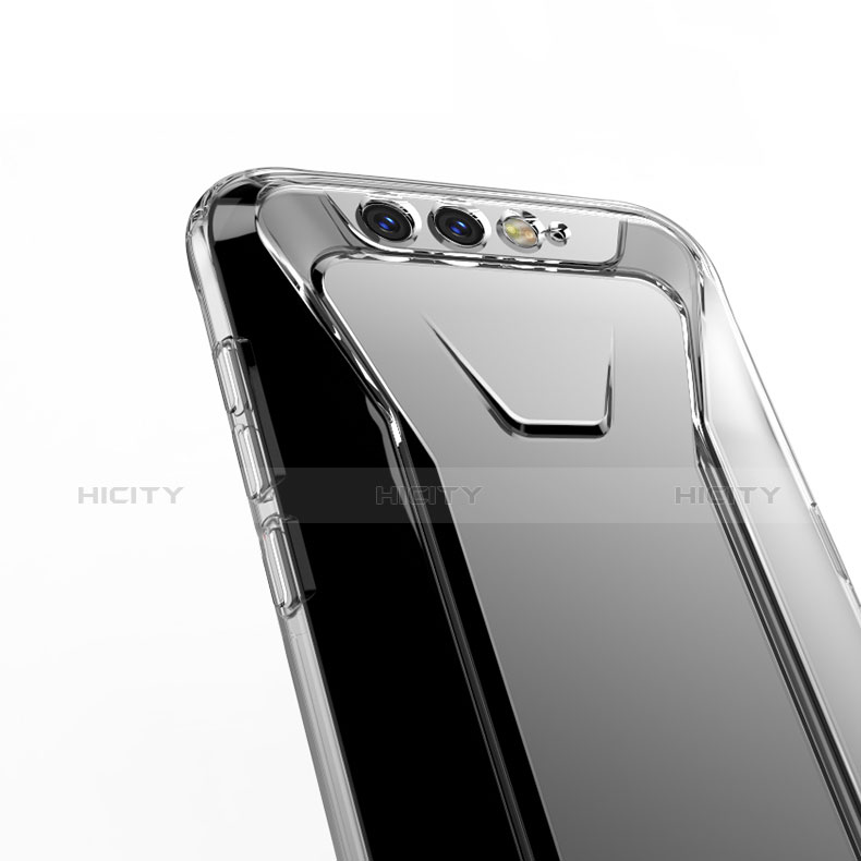 Silikon Schutzhülle Ultra Dünn Tasche Durchsichtig Transparent T04 für Xiaomi Black Shark Klar groß