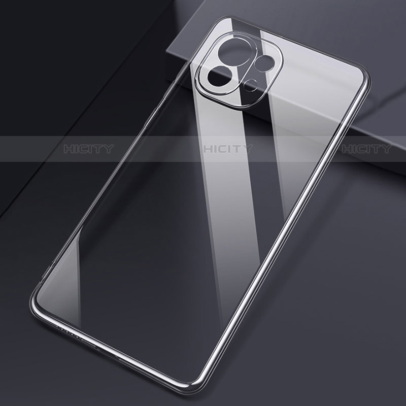 Silikon Schutzhülle Ultra Dünn Tasche Durchsichtig Transparent T04 für Xiaomi Mi 11 5G Klar Plus