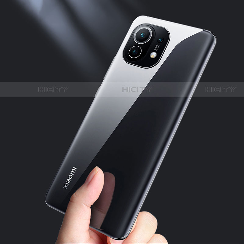 Silikon Schutzhülle Ultra Dünn Tasche Durchsichtig Transparent T04 für Xiaomi Mi 11 5G Klar groß