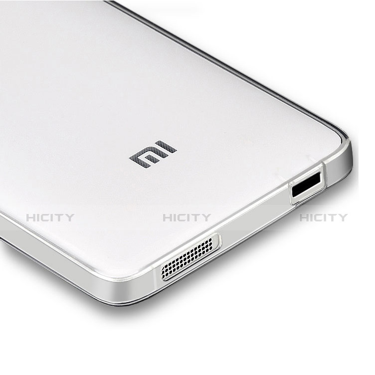 Silikon Schutzhülle Ultra Dünn Tasche Durchsichtig Transparent T04 für Xiaomi Mi 4 Klar