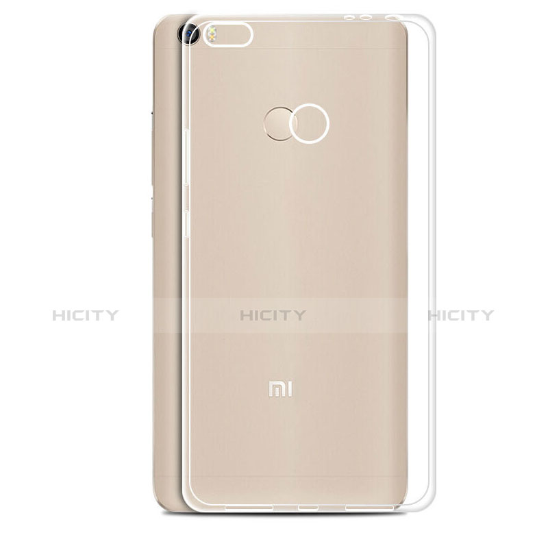 Silikon Schutzhülle Ultra Dünn Tasche Durchsichtig Transparent T04 für Xiaomi Mi Max Klar groß