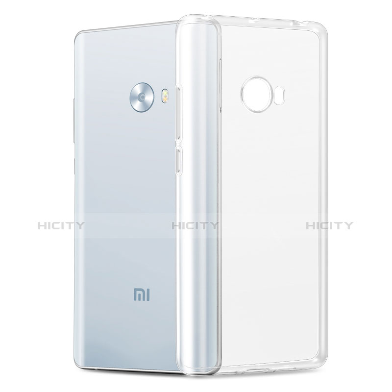 Silikon Schutzhülle Ultra Dünn Tasche Durchsichtig Transparent T04 für Xiaomi Mi Note 2 Special Edition Klar groß