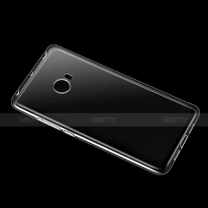 Silikon Schutzhülle Ultra Dünn Tasche Durchsichtig Transparent T04 für Xiaomi Mi Note 2 Special Edition Klar groß